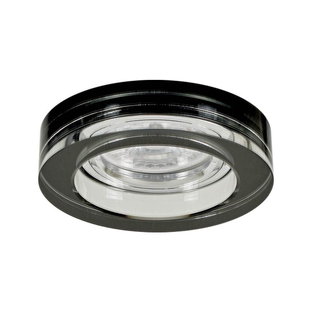 Decorative glass downlight CRYSTAL SL420 ∙ black