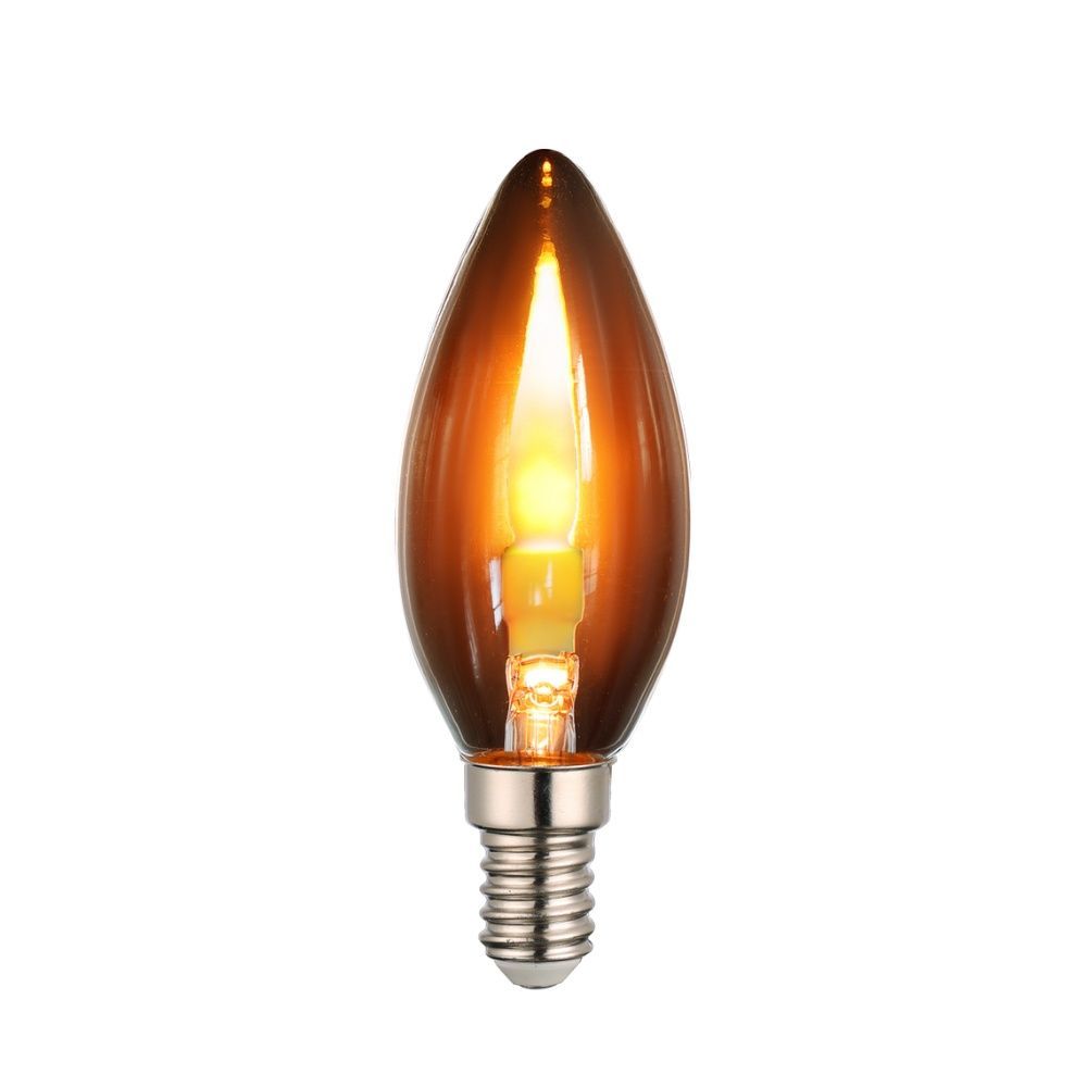 LED филамент лампа GLOW LED ∙ BG35 ∙ 0.6W ∙ 20lm ∙ E14 ∙ 1800K