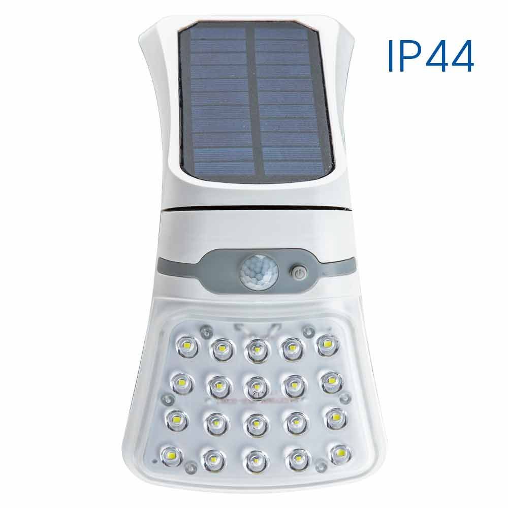 Solar LED lighting fixture with sensor SLIT SOLAR LED ∙ 4W ∙ 200lm ∙ PIR ∙ 4000K ∙ IP44